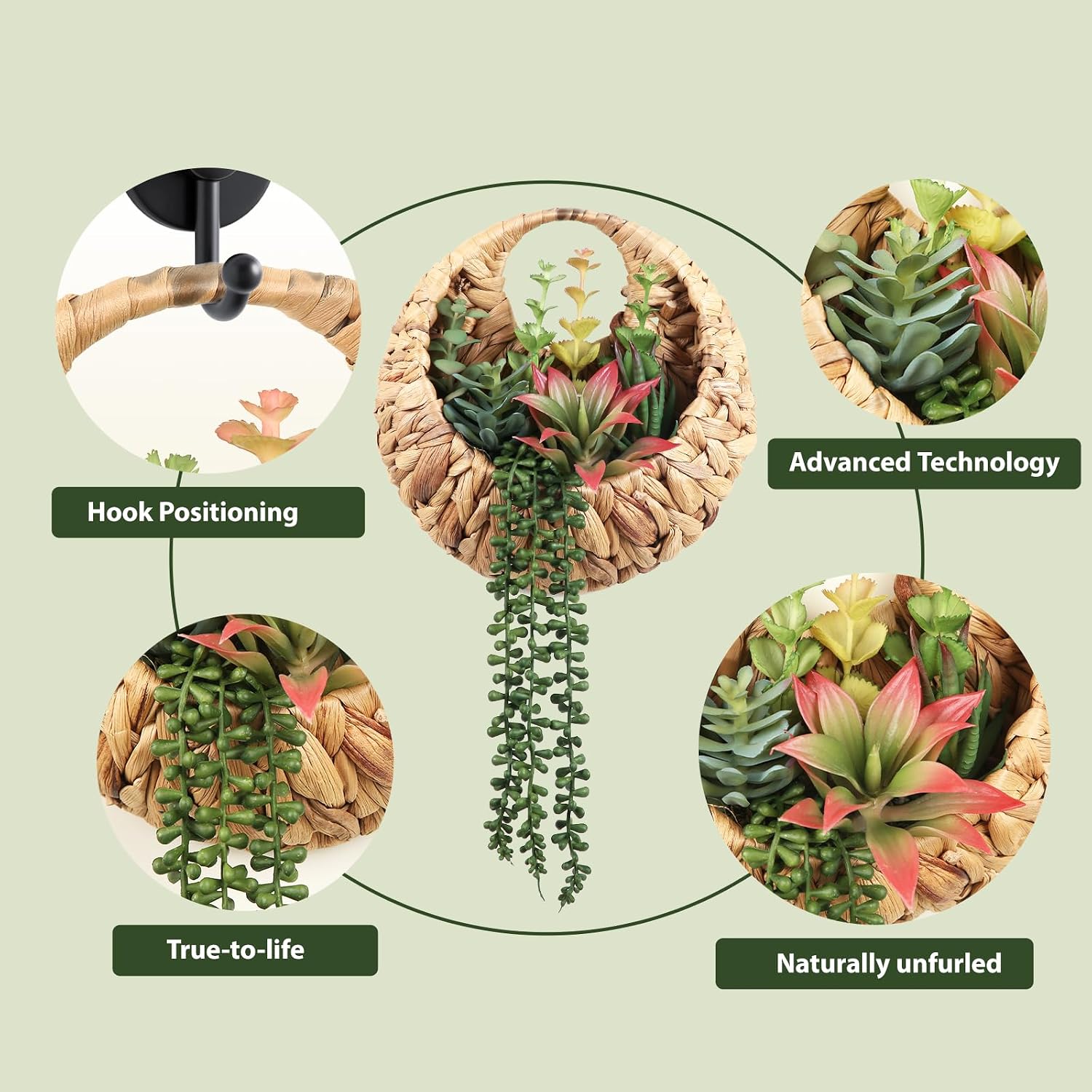 Faux String of Pearls Greenery Plants