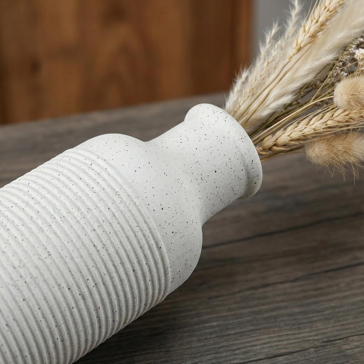 Rustic Farmhouse Vase / White1 / Set of 3