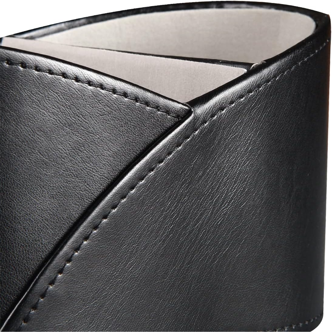 Leather Remote Control Holder / Remotes Holder / Black