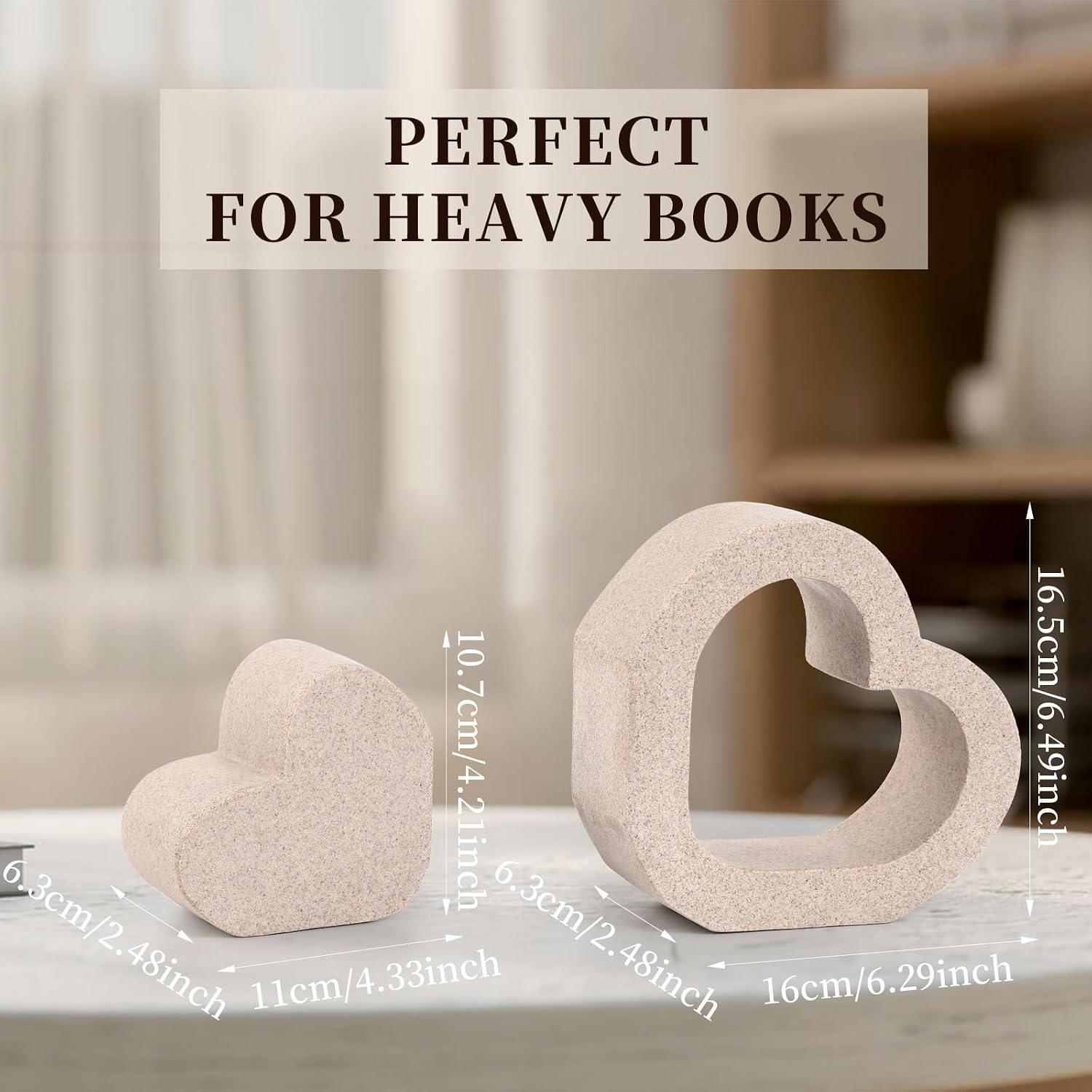 Heavy Duty Book Ends / 808 / Set of 2