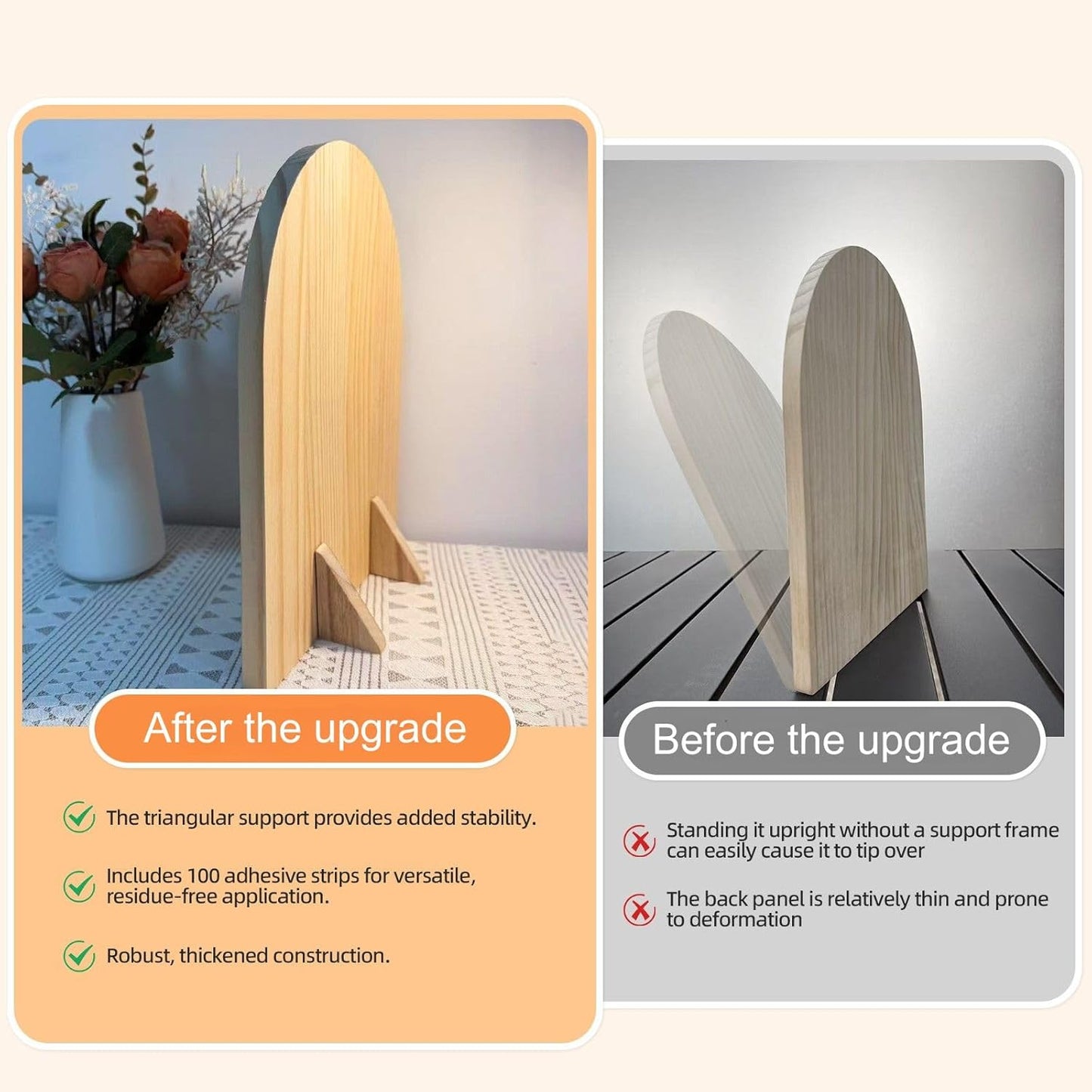 Light Pine Finish / Natural / Set of 2