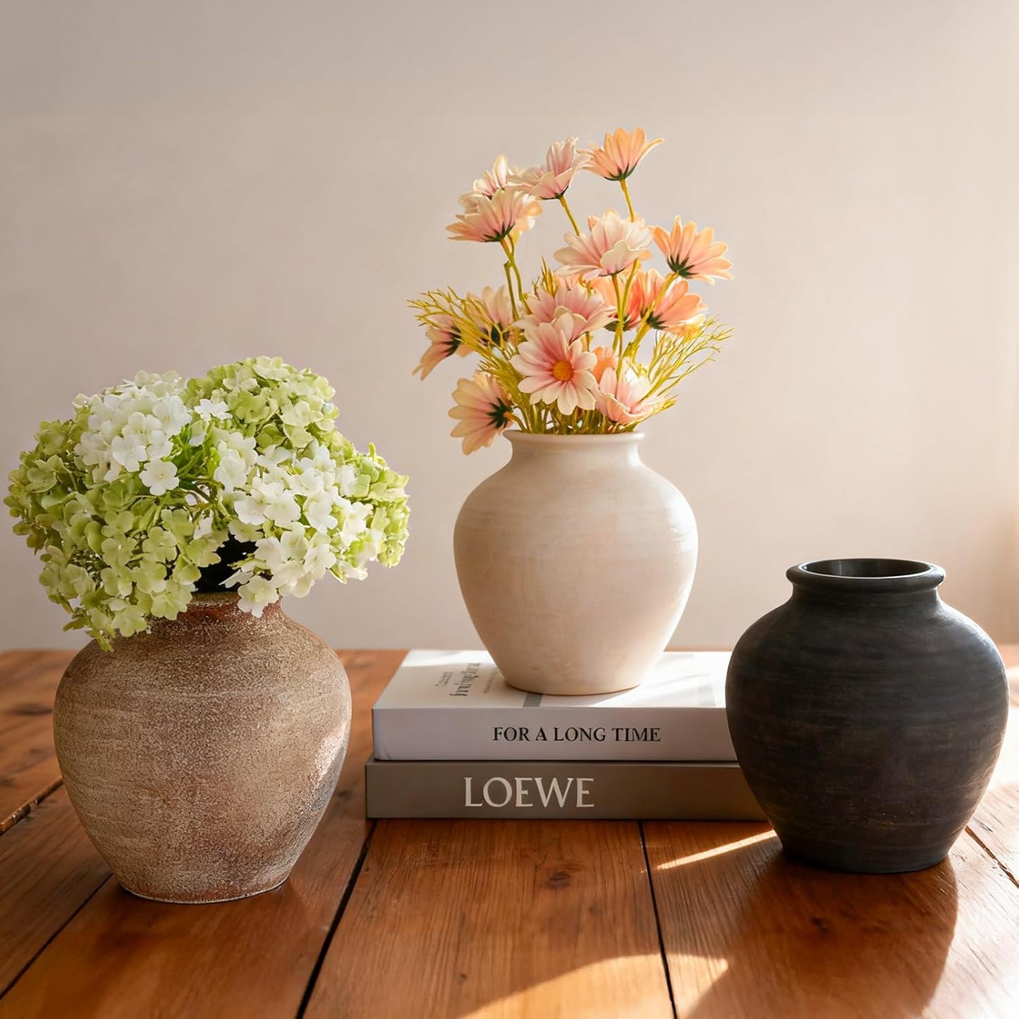 Ceramic Flower Vase Home Decor / 6.2"-terracotta / 6.2 Inch