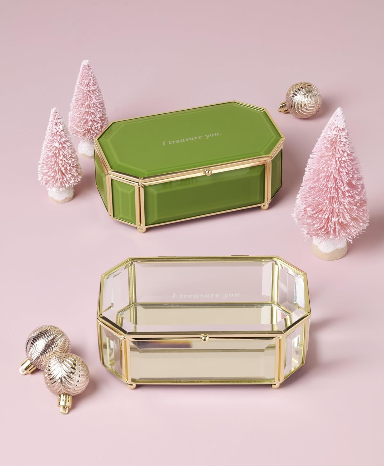 I Treasure You Jewelry Box / Clear