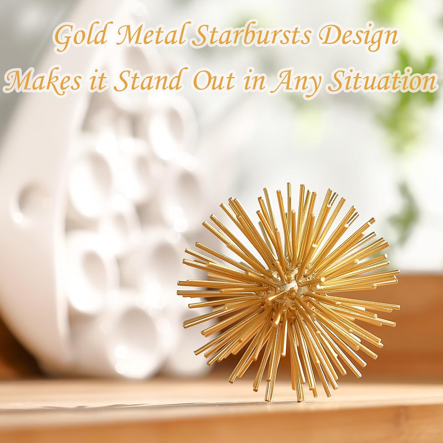 Modern Metal Starburst Centerpiece / Gold-starburst-4.2