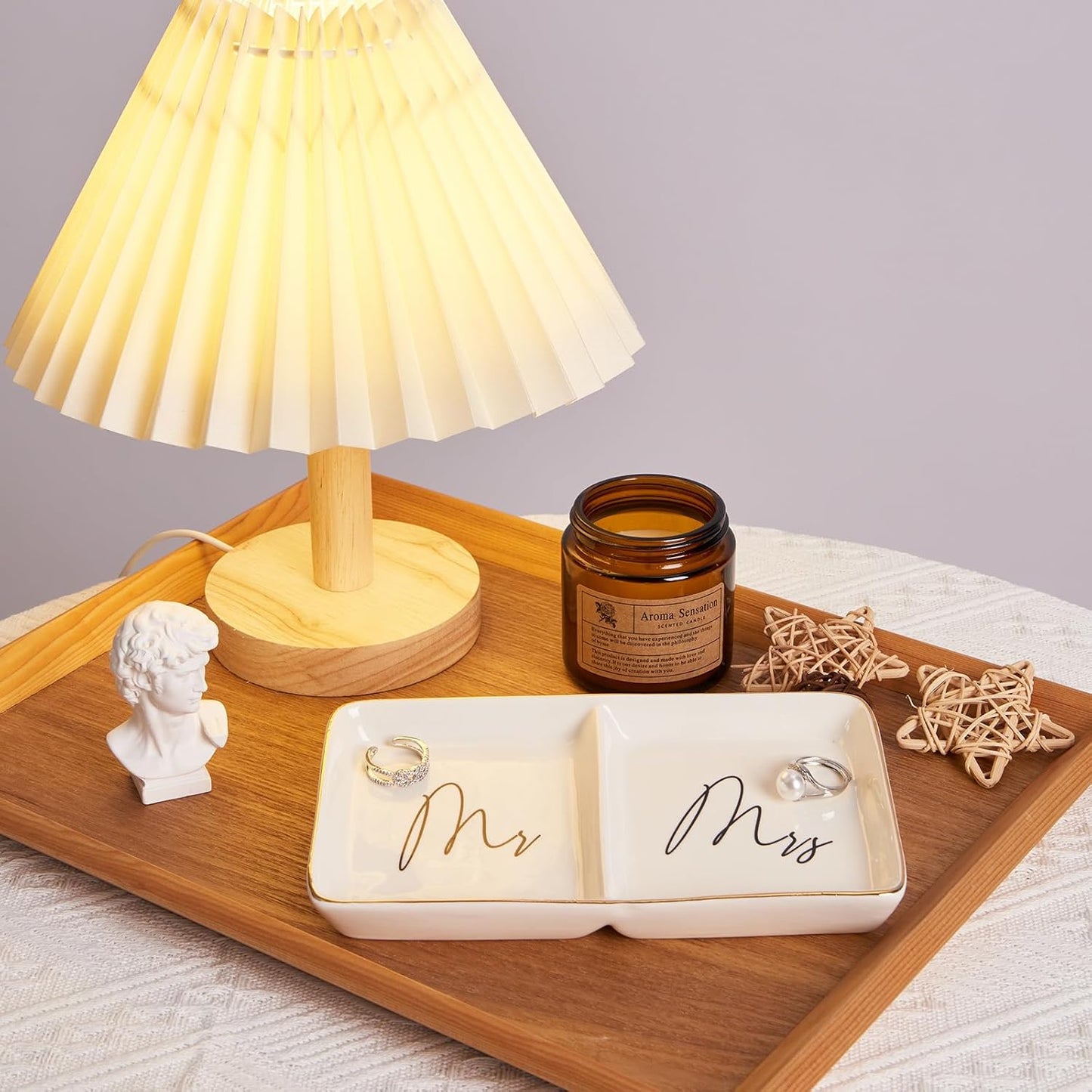Engagement Ring Dish Future Mr and Mrs Gifts Ring Dish Wedding Ring Holder Jewelry Dish / Mr&mrs