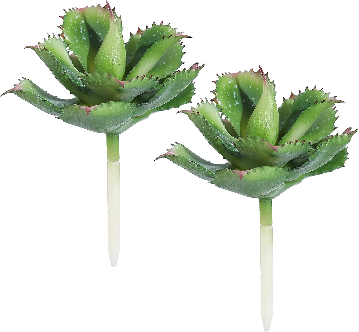 Artificial Succulent Plant Faux Succulents Agave potatorum Flower Arrangement / Green / 7.08 Inch