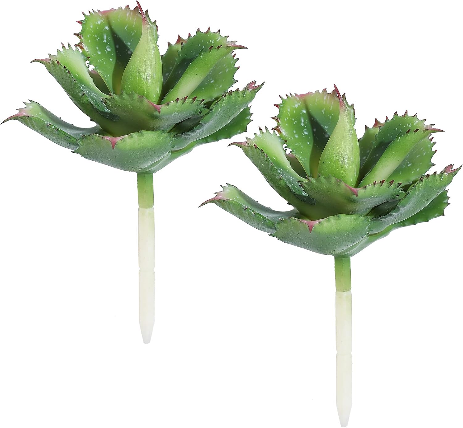 Artificial Succulent Plant Faux Succulents Agave potatorum Flower Arrangement / Green / 7.08 Inch