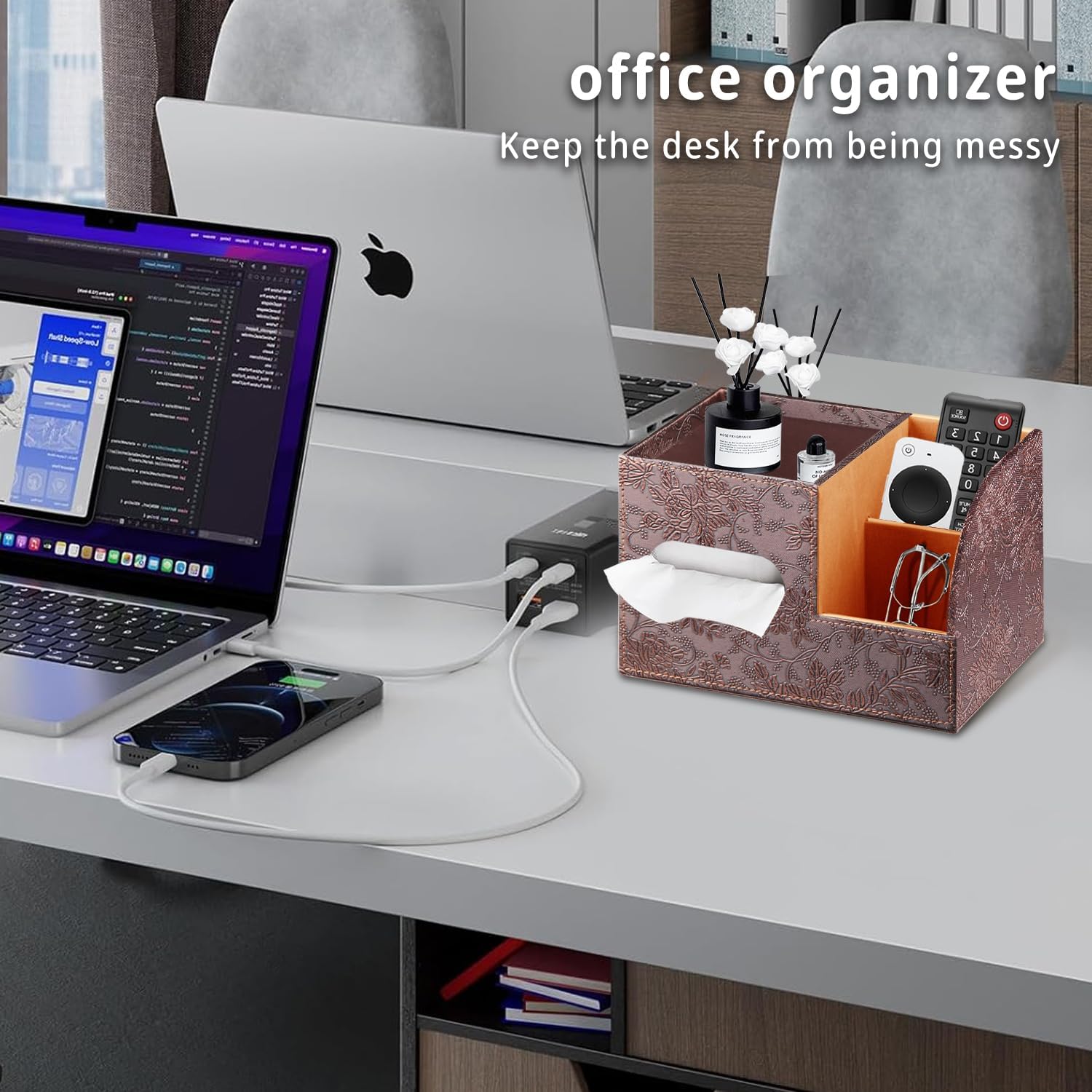 Storage Tray and Remote Control Holder / Archaize