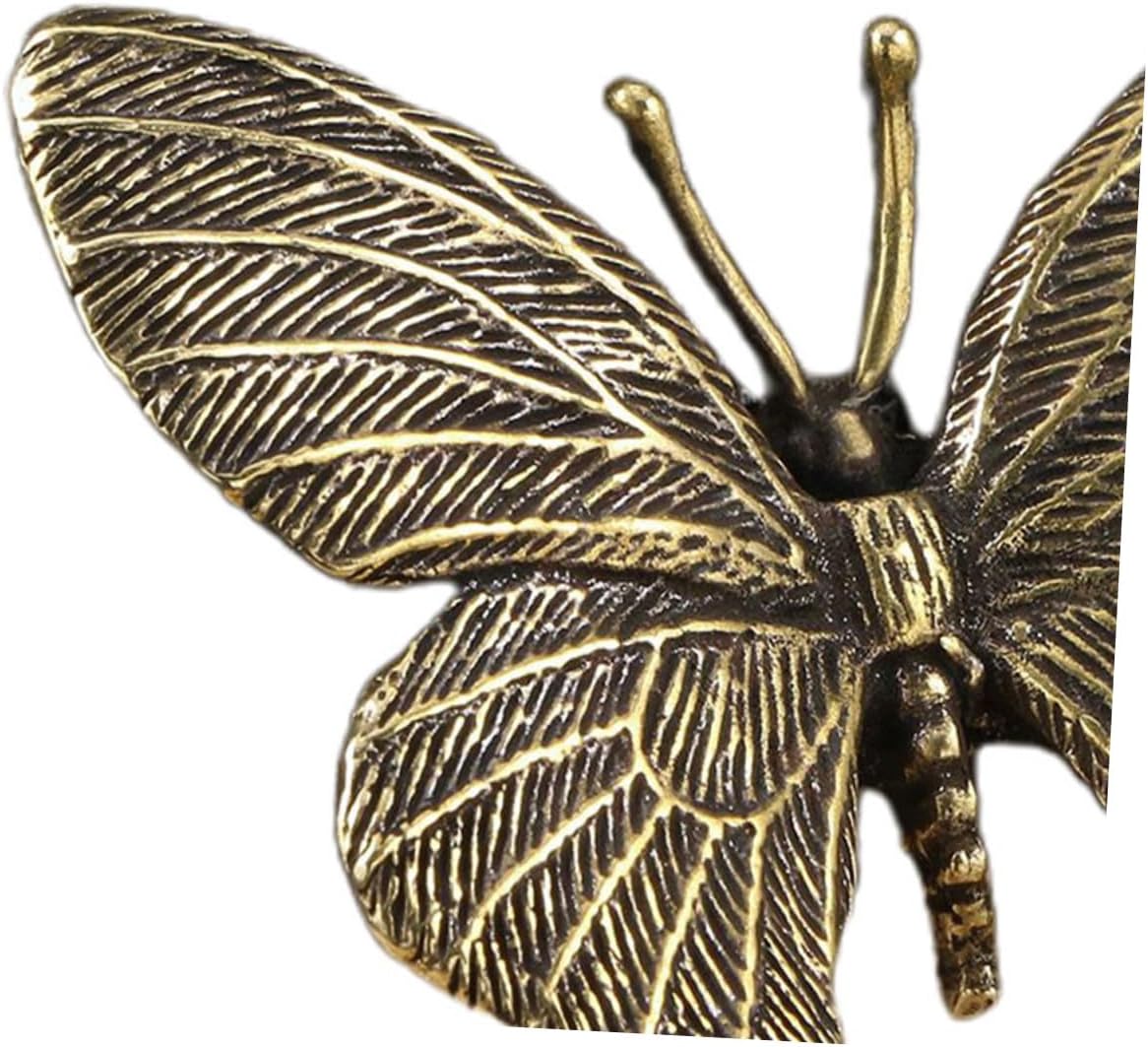 Brass Butterfly Statues / Retro Butterfly Figurine