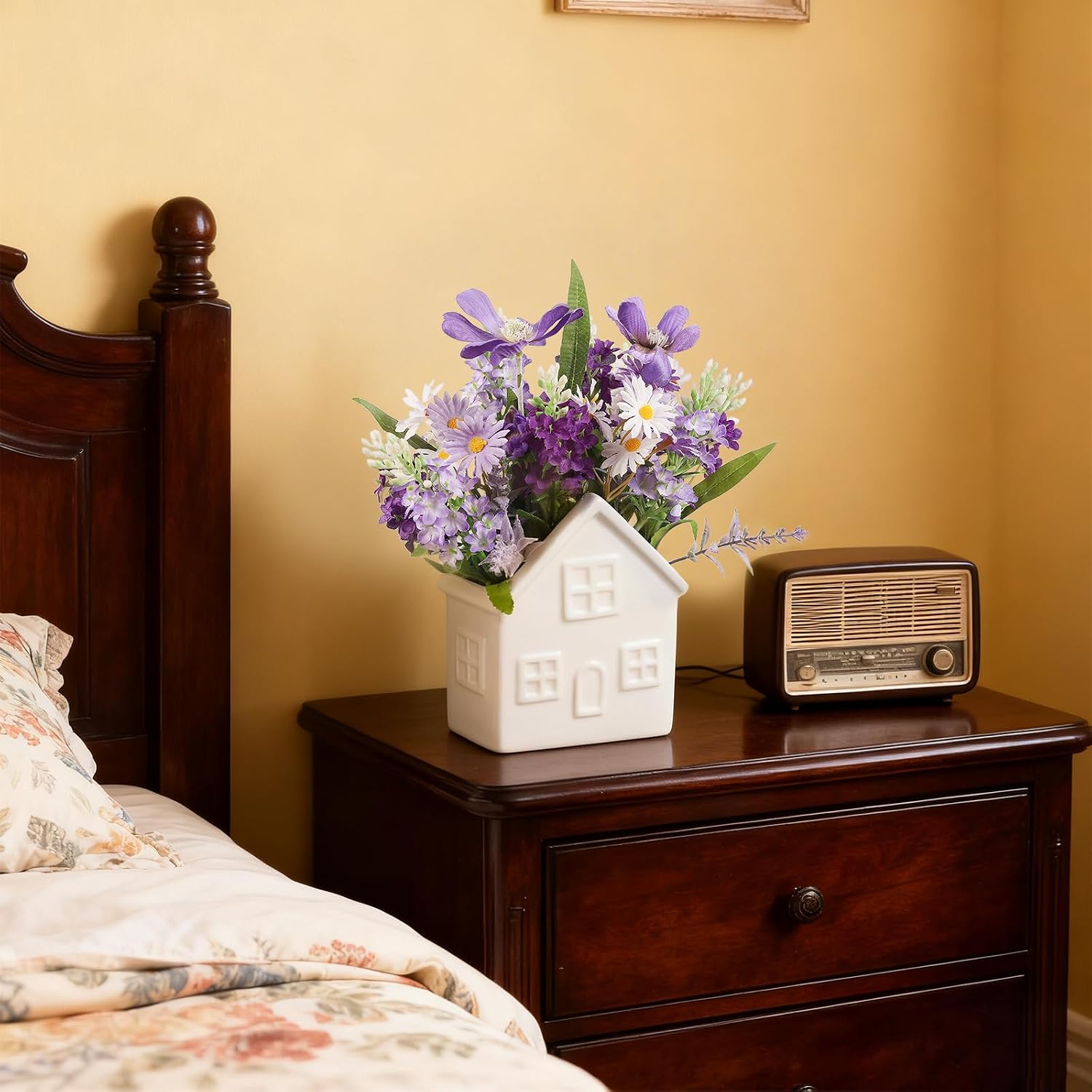Faux Potted Plants / Purple