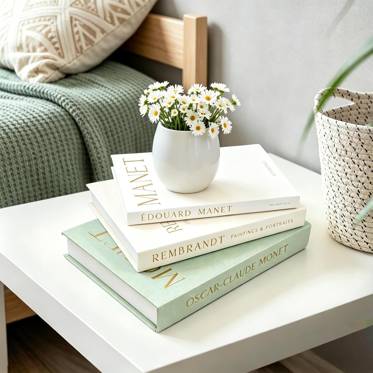 Decorative Books for Modern Home Decor / Set of 3
