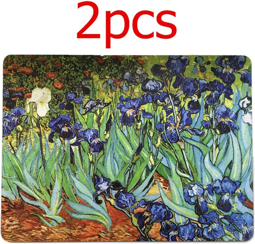 Insulation Oil Painting Table Mats for Dining/Kitchen Table Placemat / 15.7 x 11.8 / Set of 2