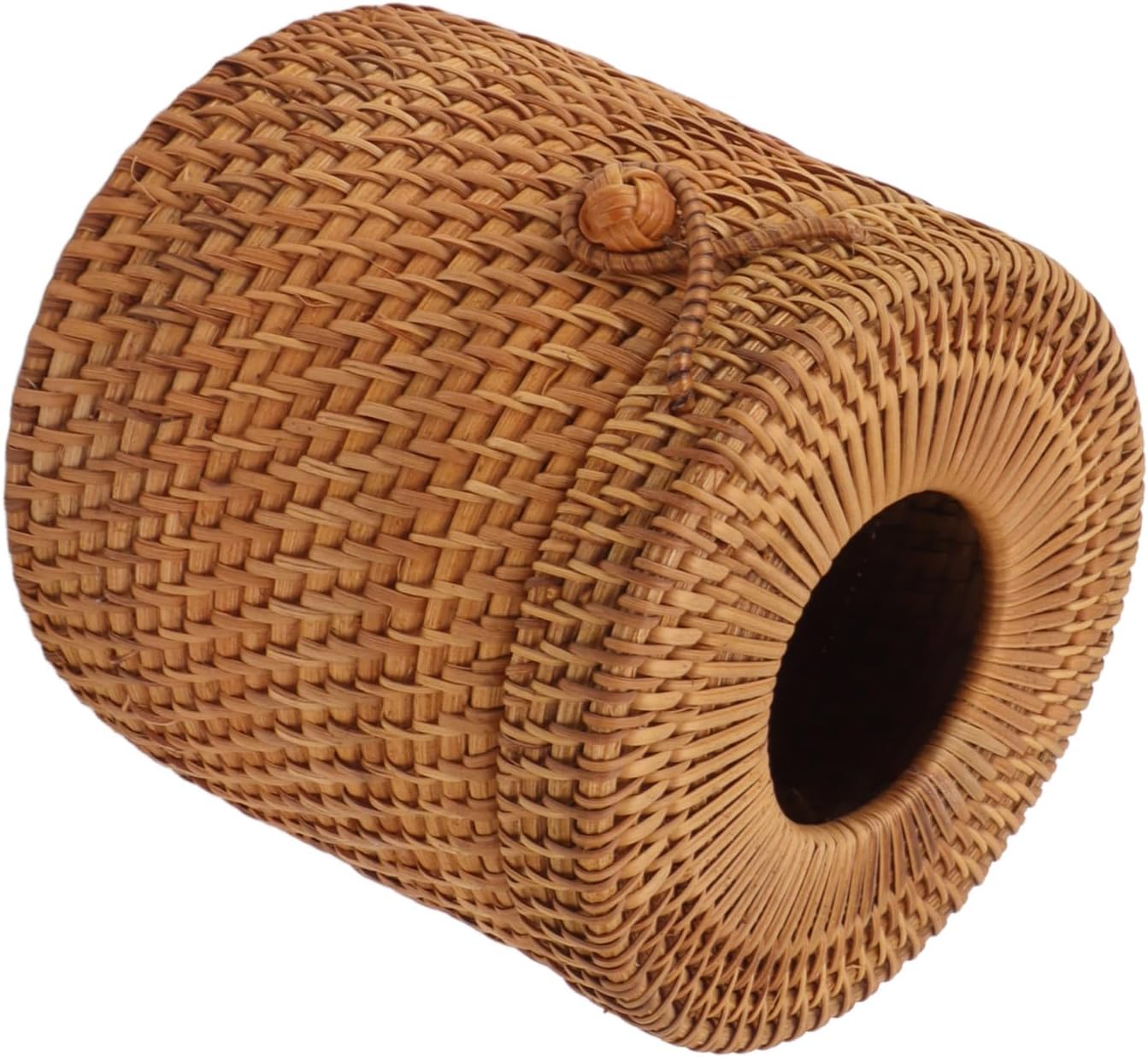 Rattan Tissue Box Cover / Cylinder