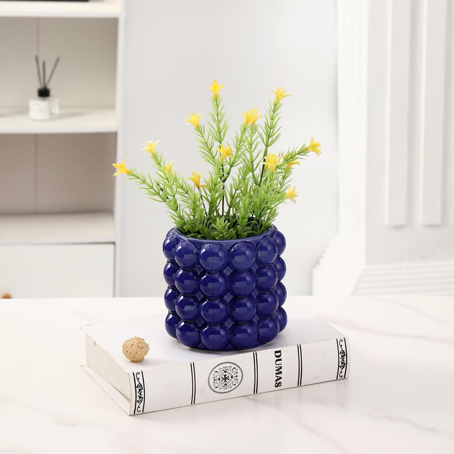 Ceramic Flower Vases / Blue / Medium