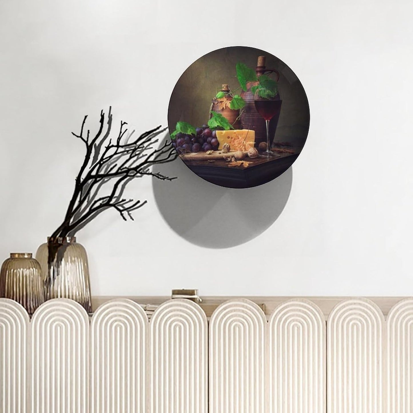 WineDecorative Plate Stand / 6 Inch / Cheese and Walnut Wine