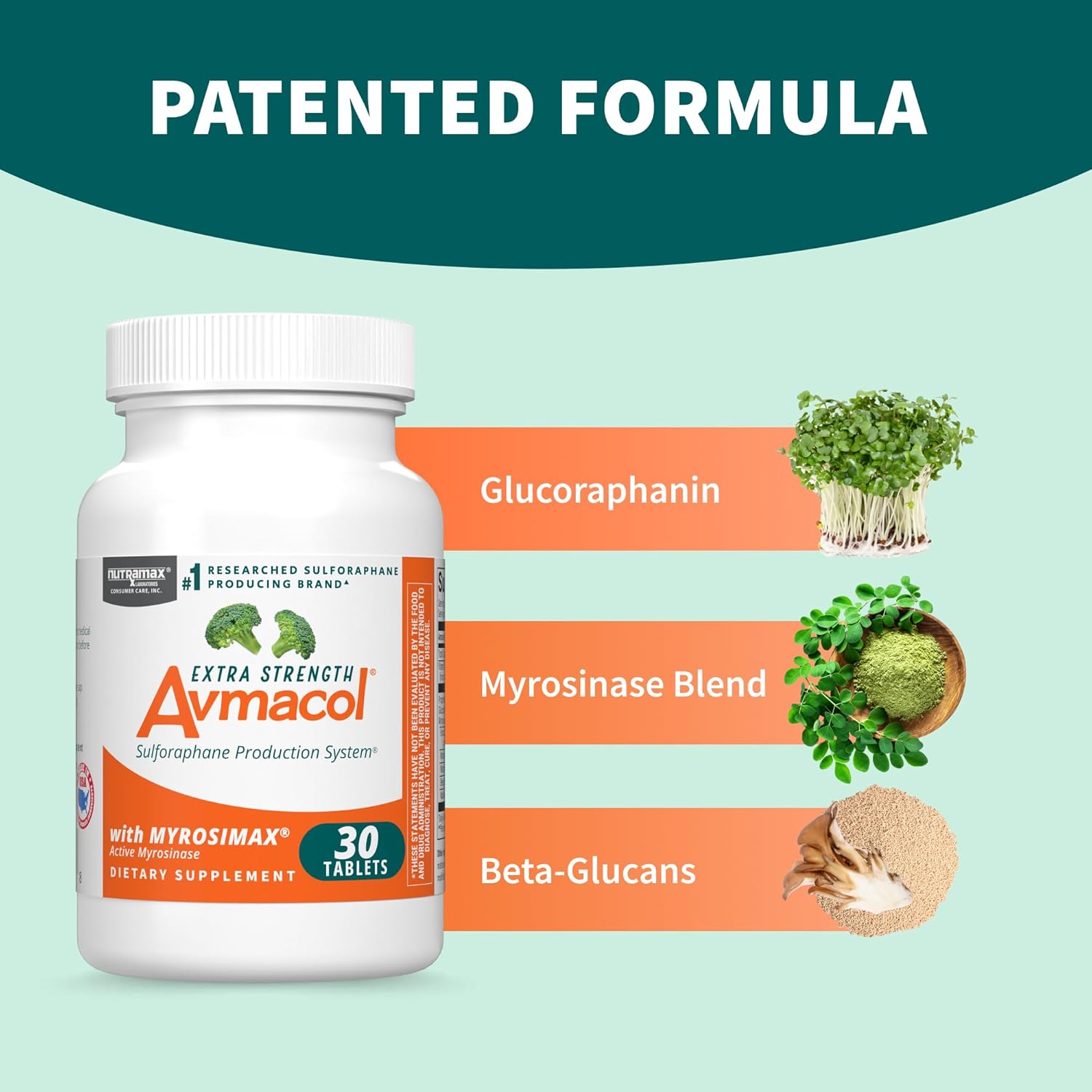 Avmacol Extra Strength Researched Sulforaphane-Producing Brand for Detoxification / 30 Count