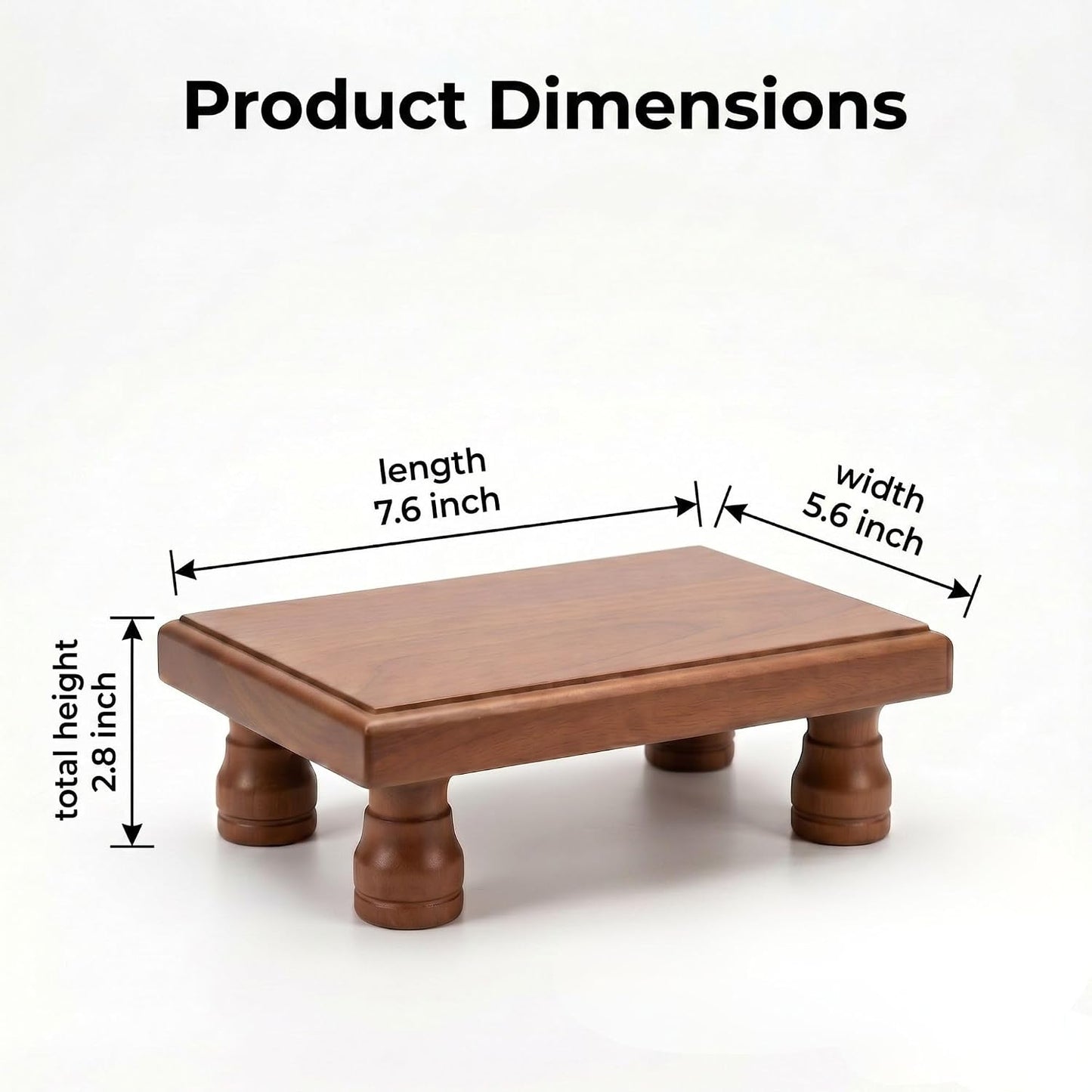 Rustic Wooden Display Stand