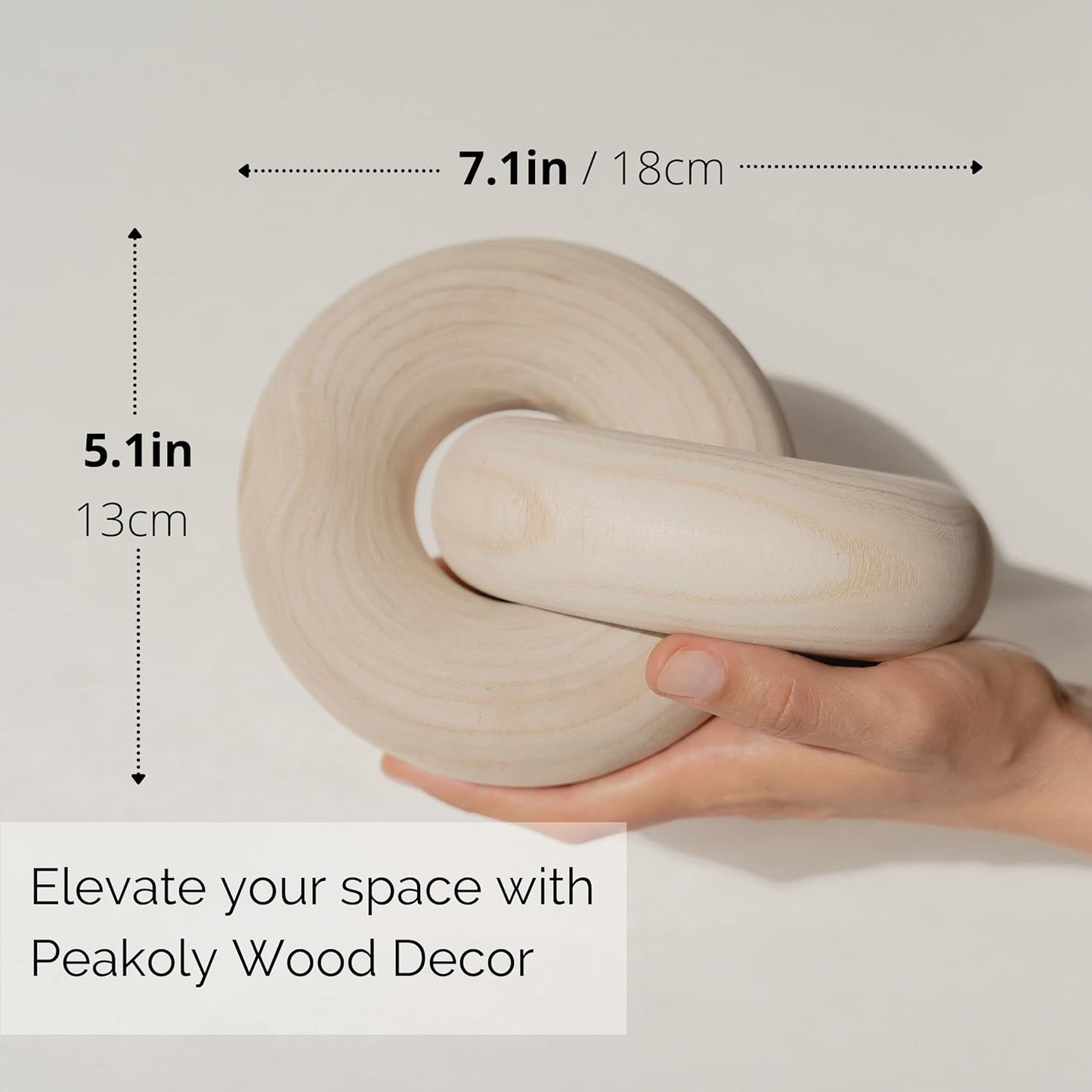Wood Knot Decor / Natural
