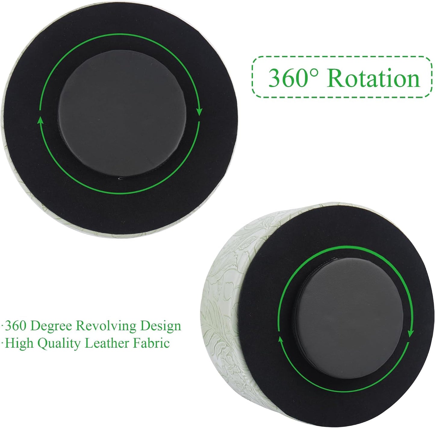 Remote Control Holder / 1-big Carved Green1 / 360 Degree Rotation
