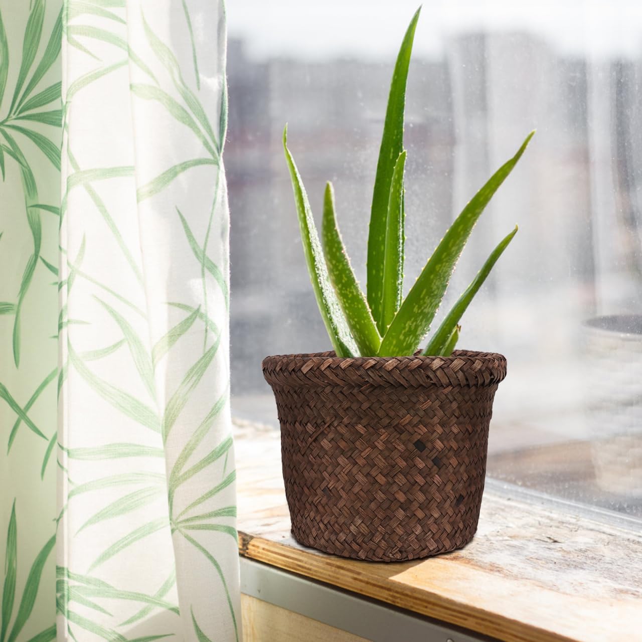 Seagrass Planter Basket / Brown