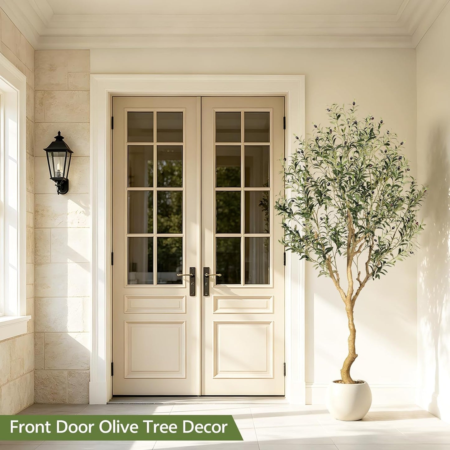 Faux Olive Tree / 7ft / Natural / 7 Inch