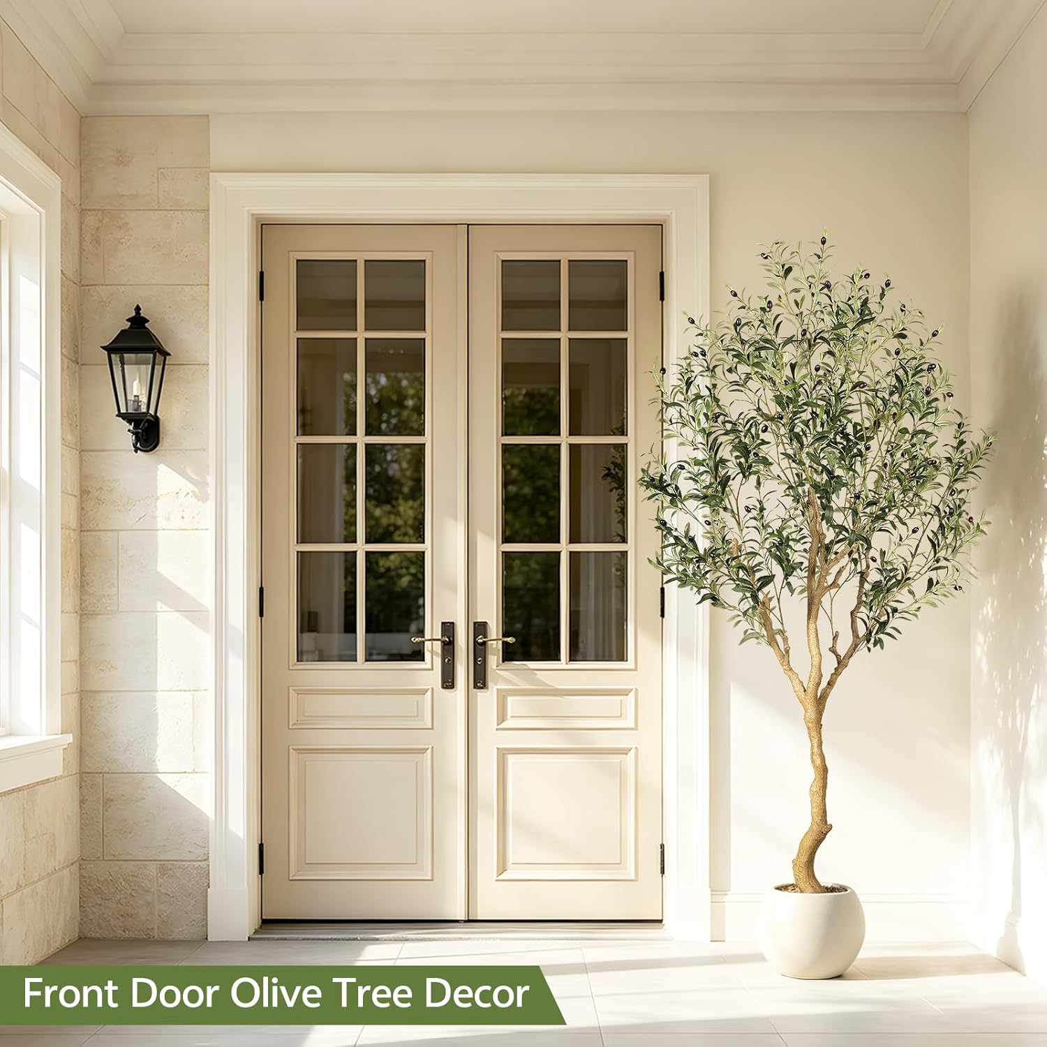Faux Olive Tree / 7ft / Natural / 7 Inch