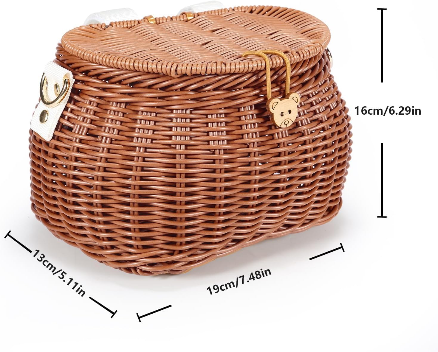 Kids Bike Basket / Brown