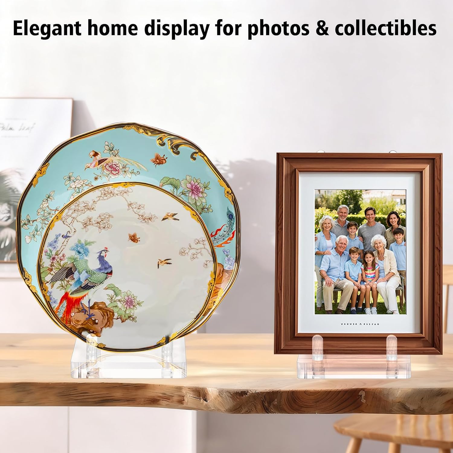 Acrylic Plate Stand for Display / Clear