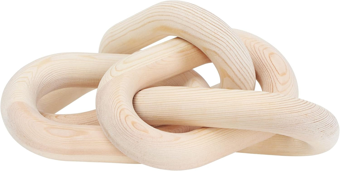 Wood Chain Link Decor / Small