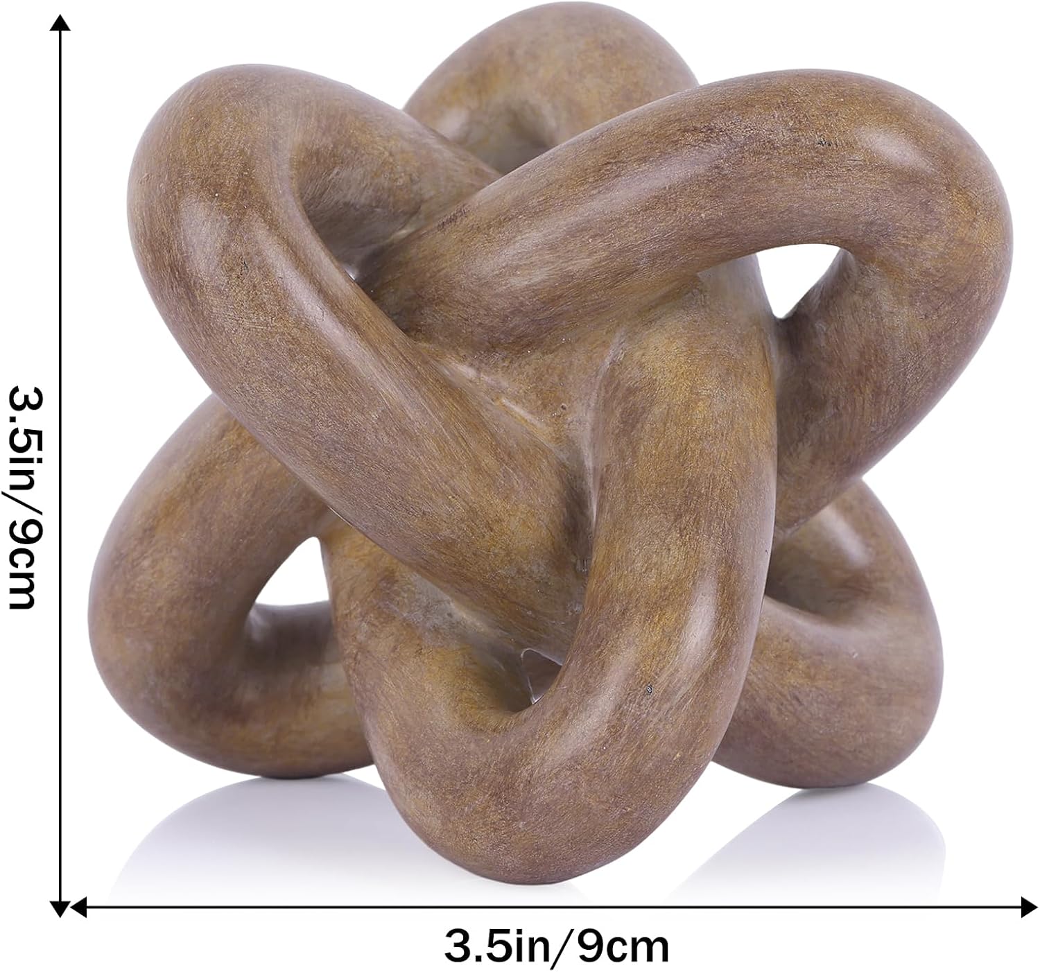 Triple-Knot Statue / Wood