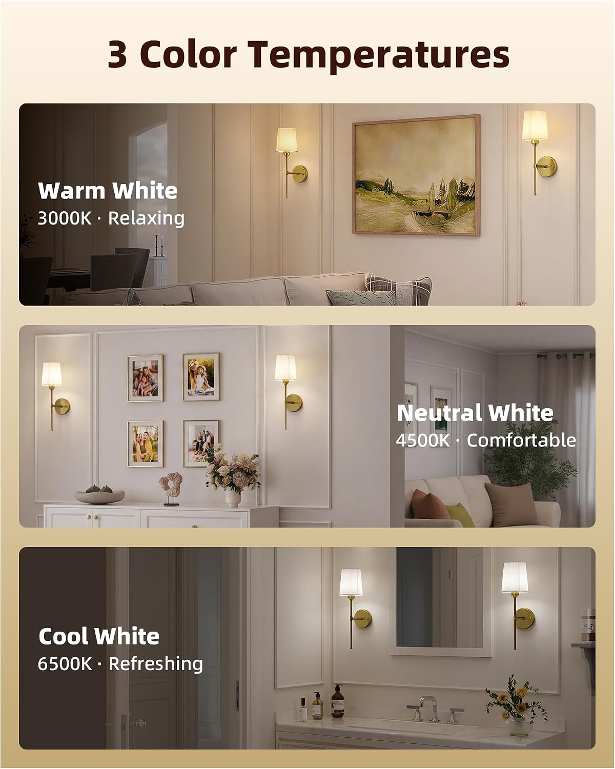Rechargeable Wall Lights, Battery Operated Wall Sconce Set of 2, 7500mAh, Dimmable, Remote Control, Timer, Magnetic