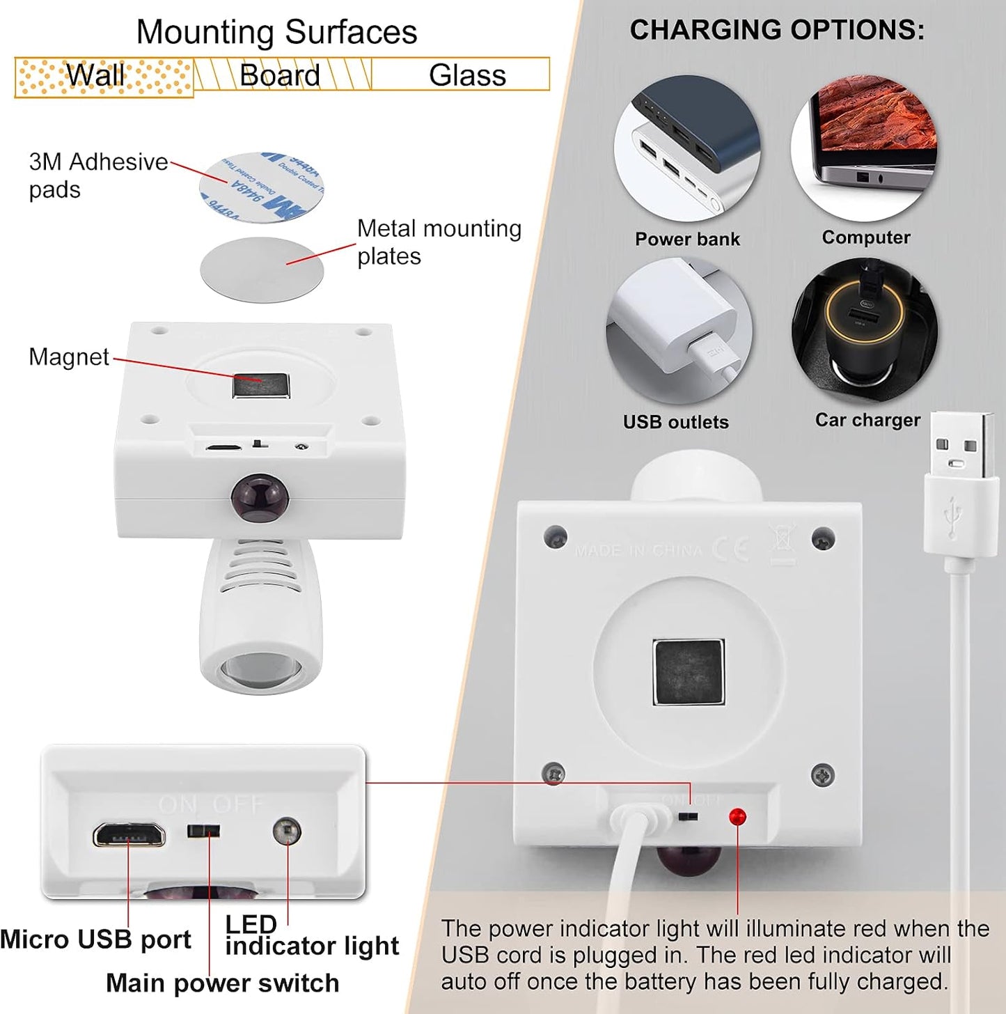 Wireless LED Spotlight, Wall Picture Lights,12 Colors Changing Accent Artwork Lighting, Picture Light for Paintings