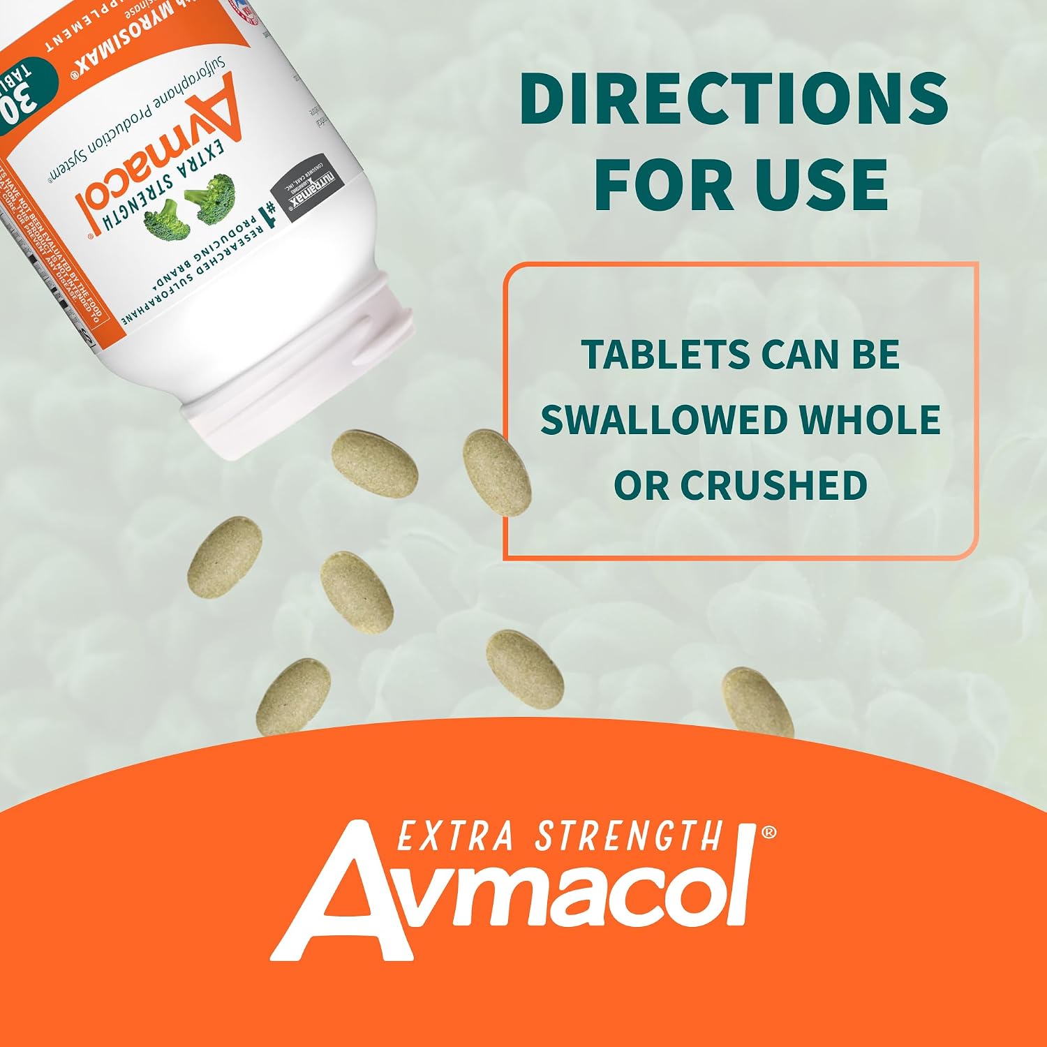 Avmacol Extra Strength Researched Sulforaphane-Producing Brand for Detoxification / 30 Count