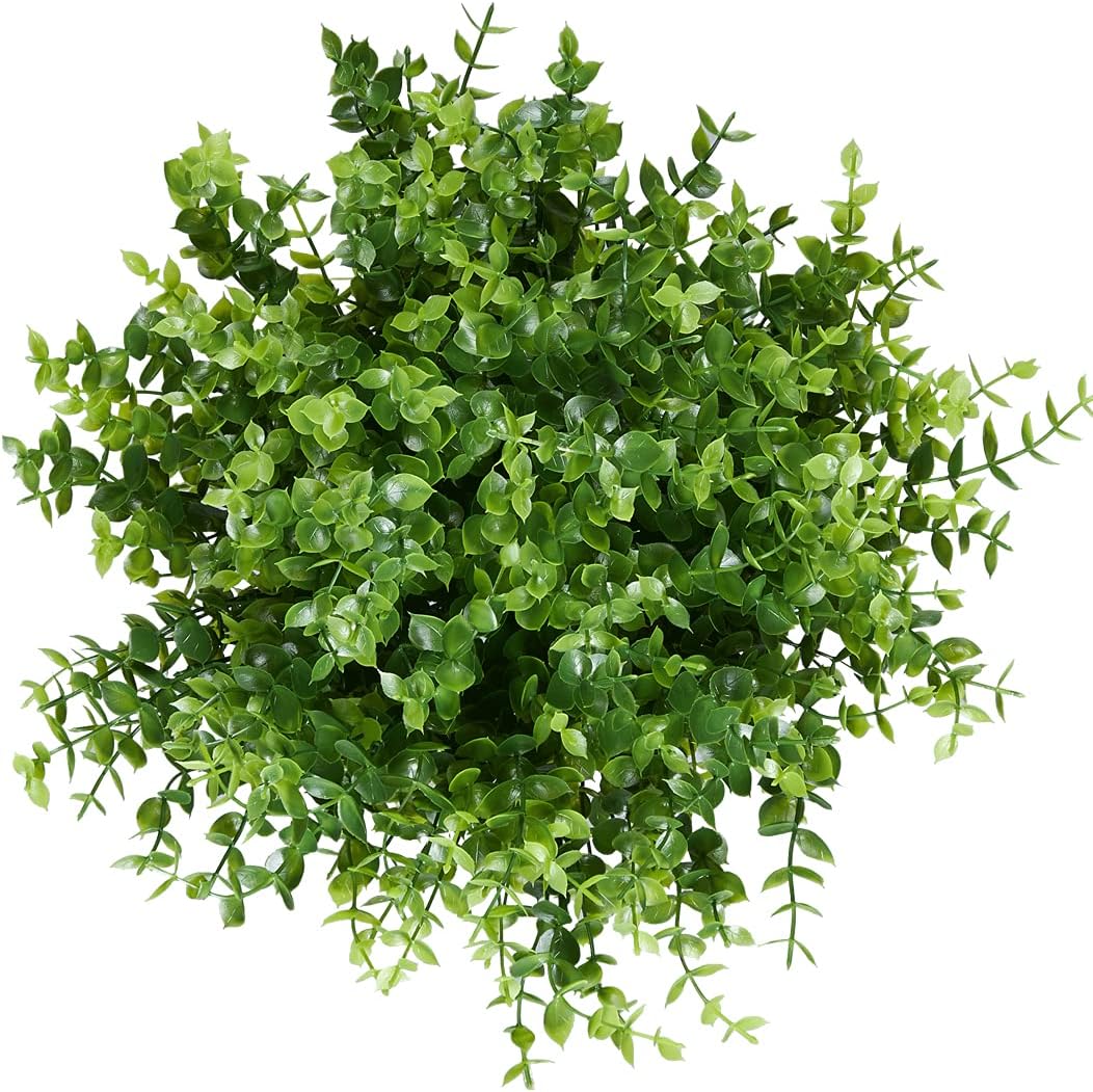 Artificial Eucalyptus Plants / Green / Set of 8
