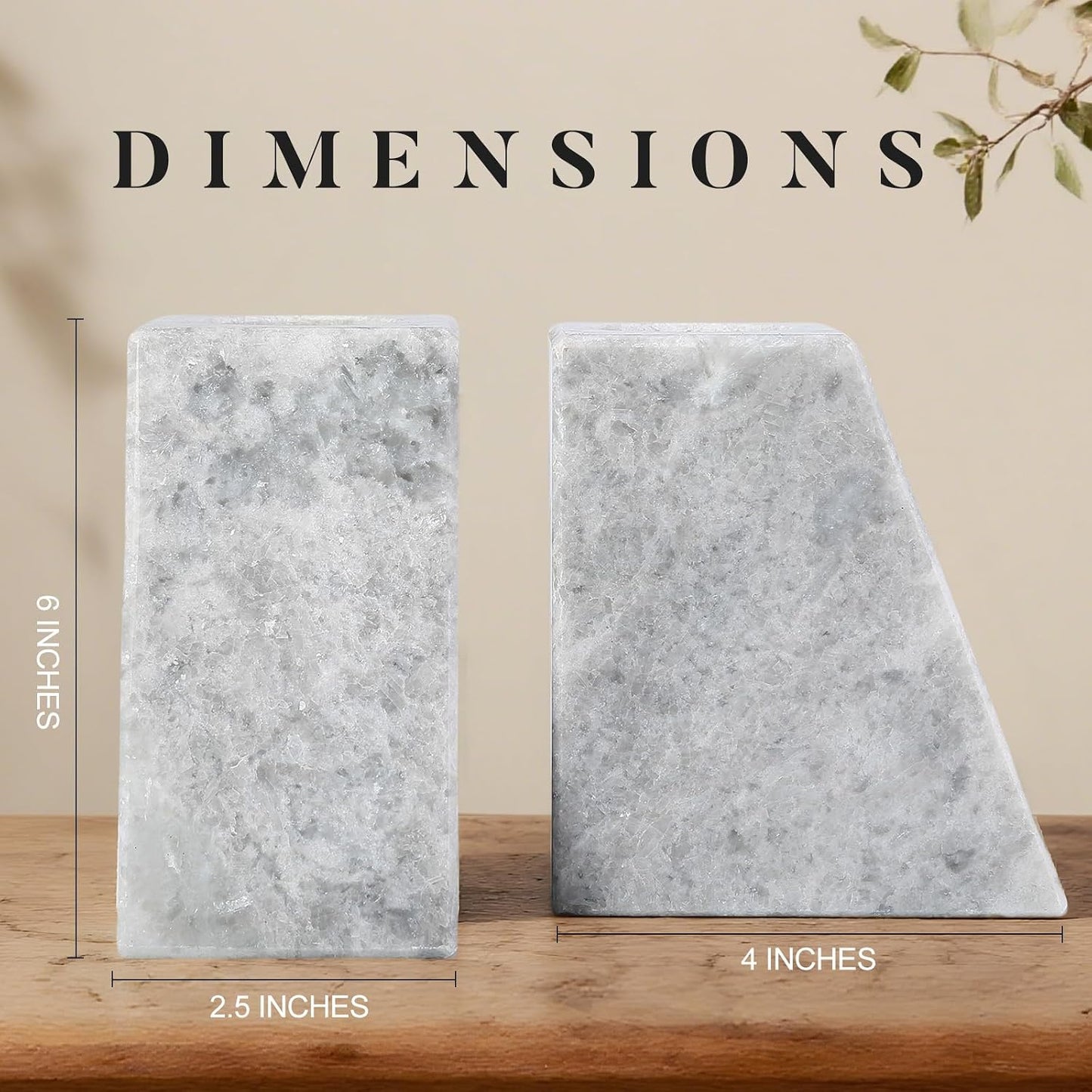 Stone Book Stopper / Grigio Fantasy / Natural