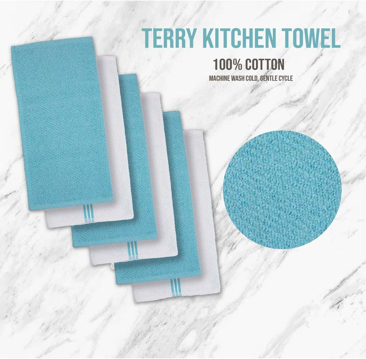 Lane Linen 16Pc Kitchen Towel Set - Heat Resistant Oven Mitts & Pot Holders, Reusable Dish Cloths, Absorbent Hand
