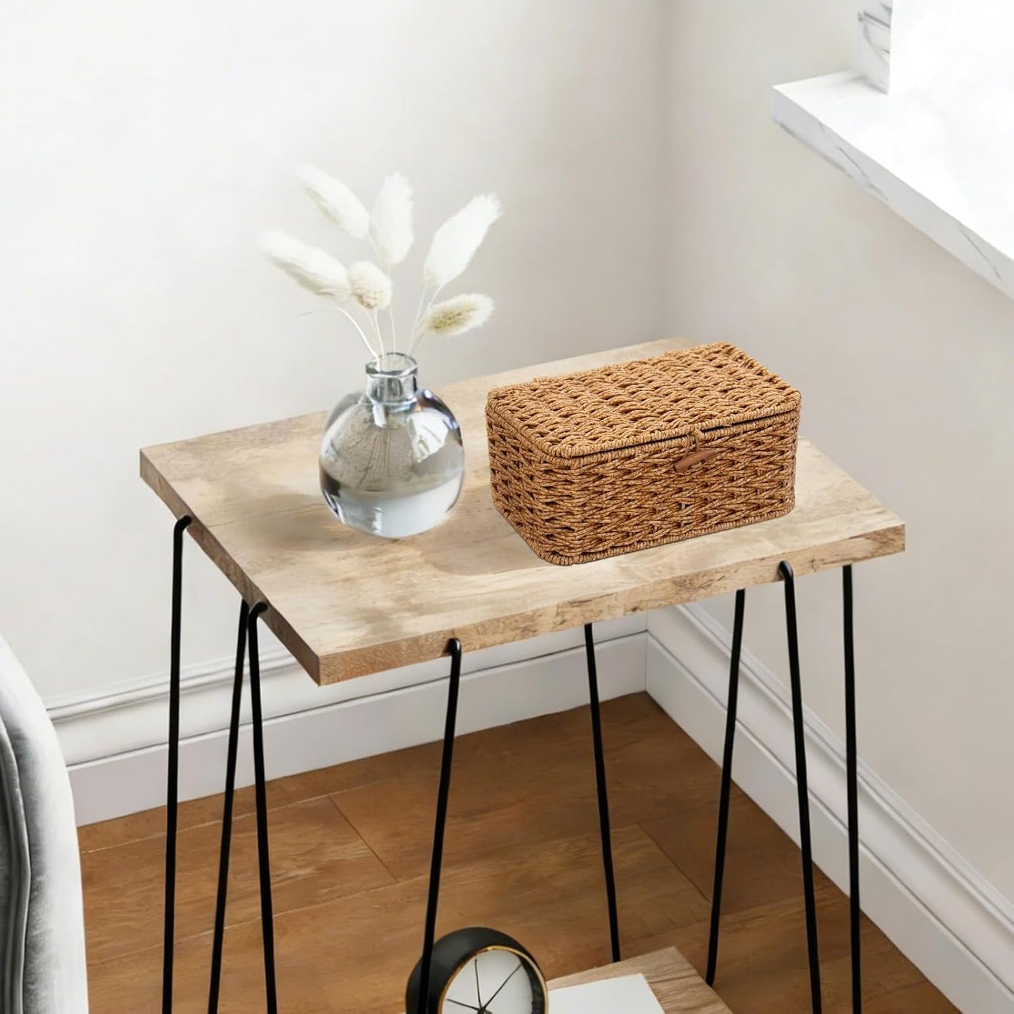 YRMT Storage Basket / 10.2 x 6.3 x 4.1 / Rattan
