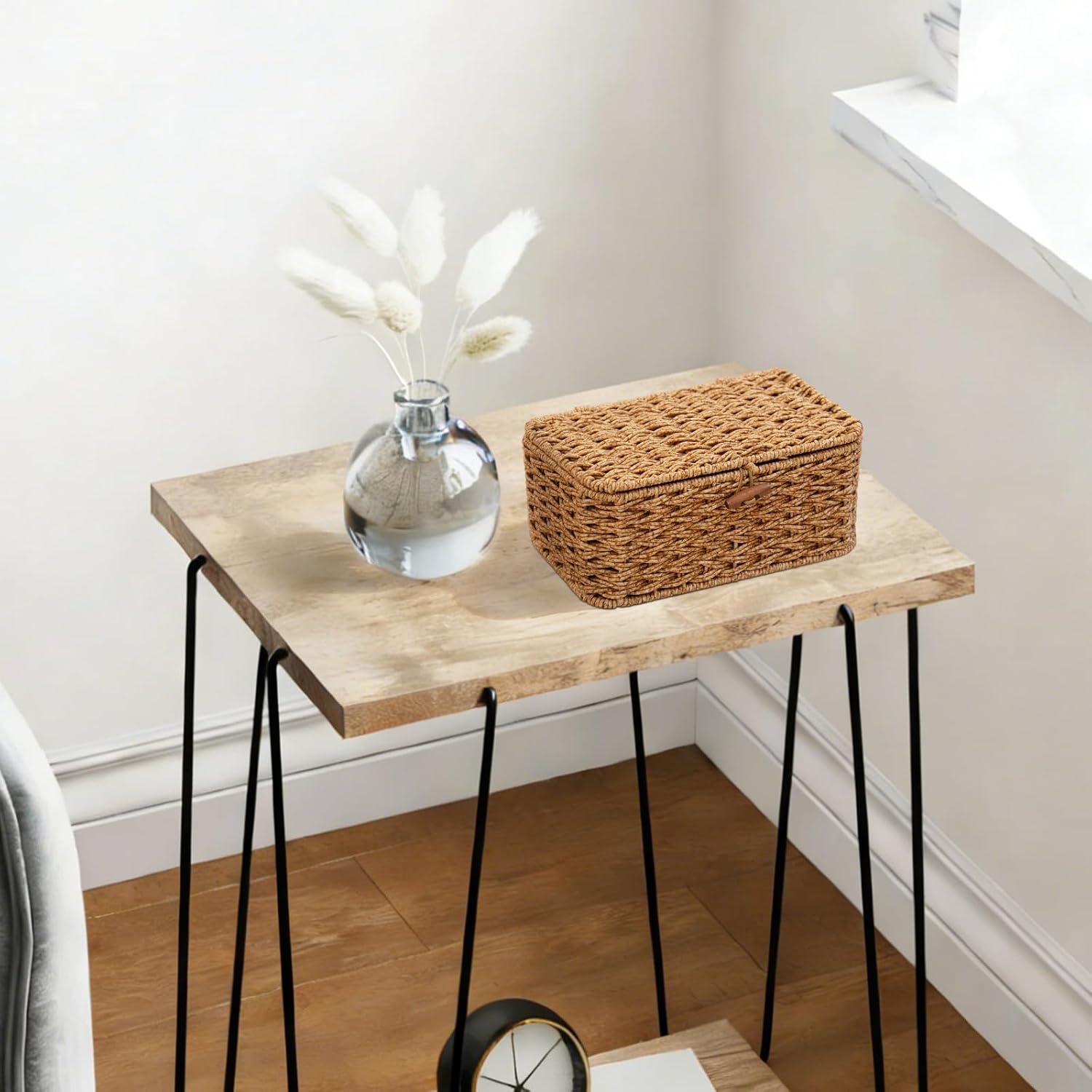 YRMT Storage Basket / 10.2 x 6.3 x 4.1 / Rattan