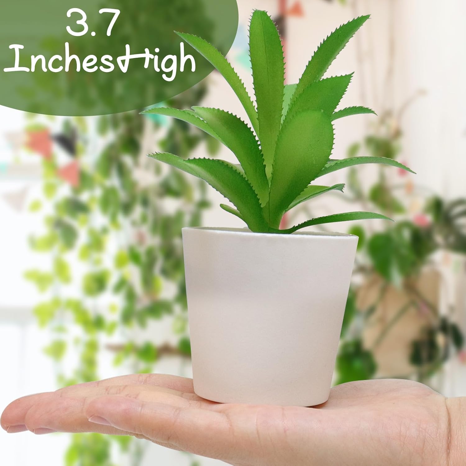 Artificial Plants Indoor / Lime Green / Set of 4