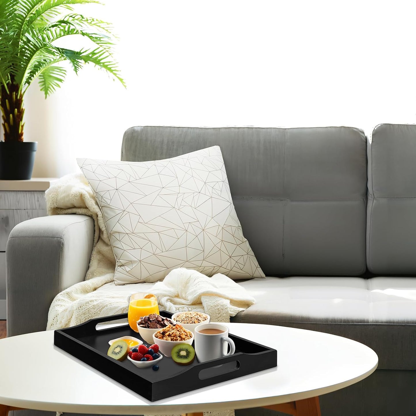 Wood Tray for Tea / Black