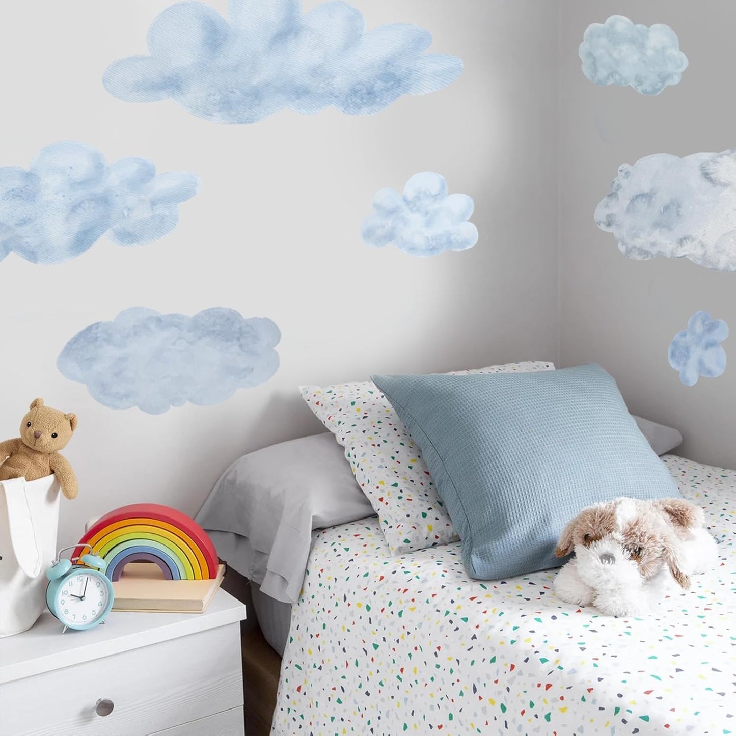 Large Cloud Wall Decals / Blue