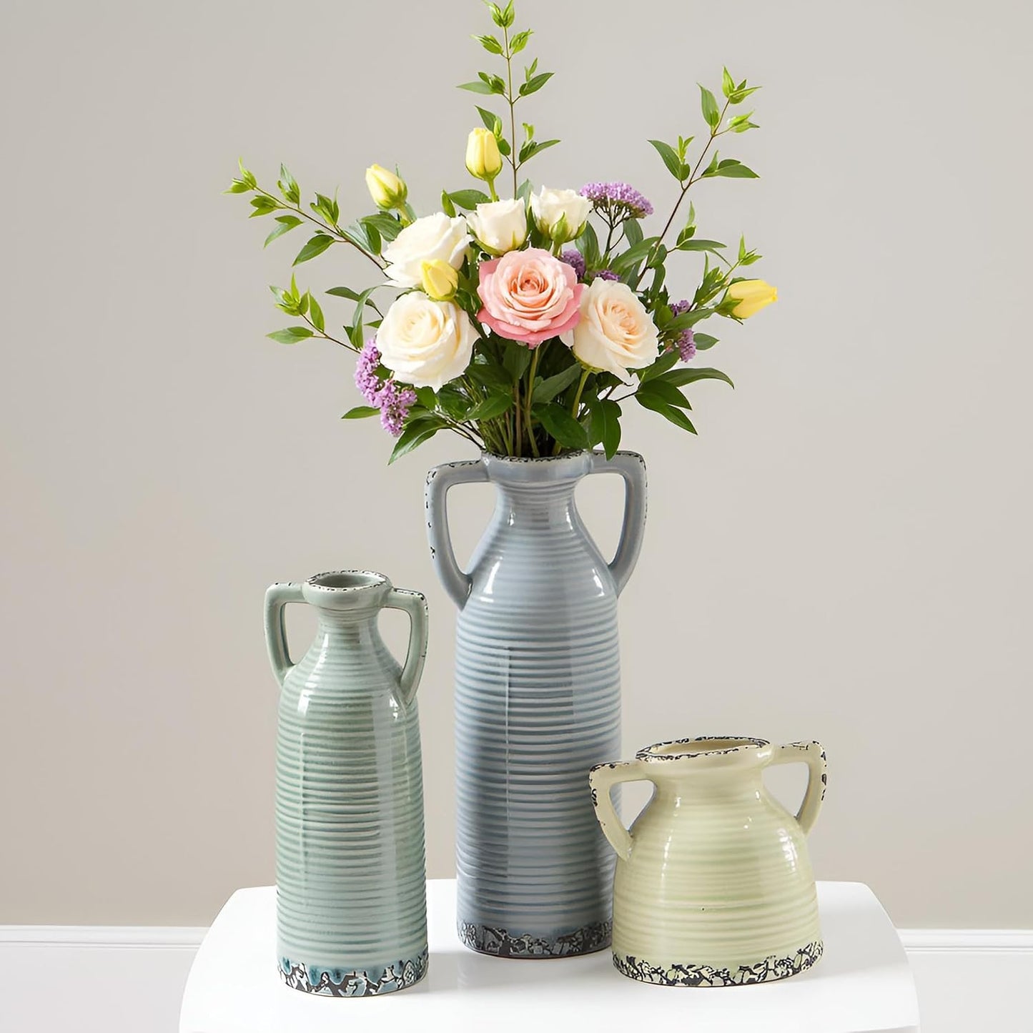 Farmhouse Vase Set for Modern Decoration / Set of 105