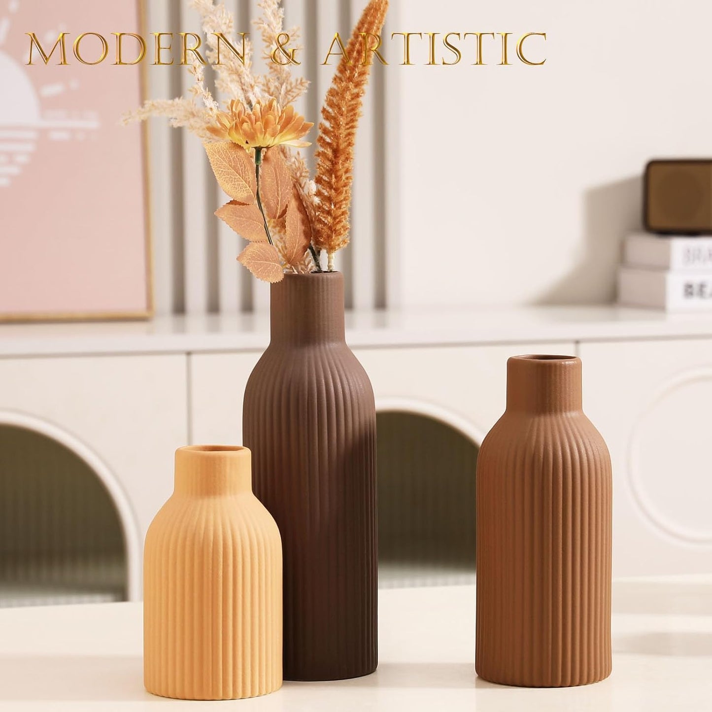 Ceramic Vase / Handcrafted Ceramic Vases / Set C / Set of 3