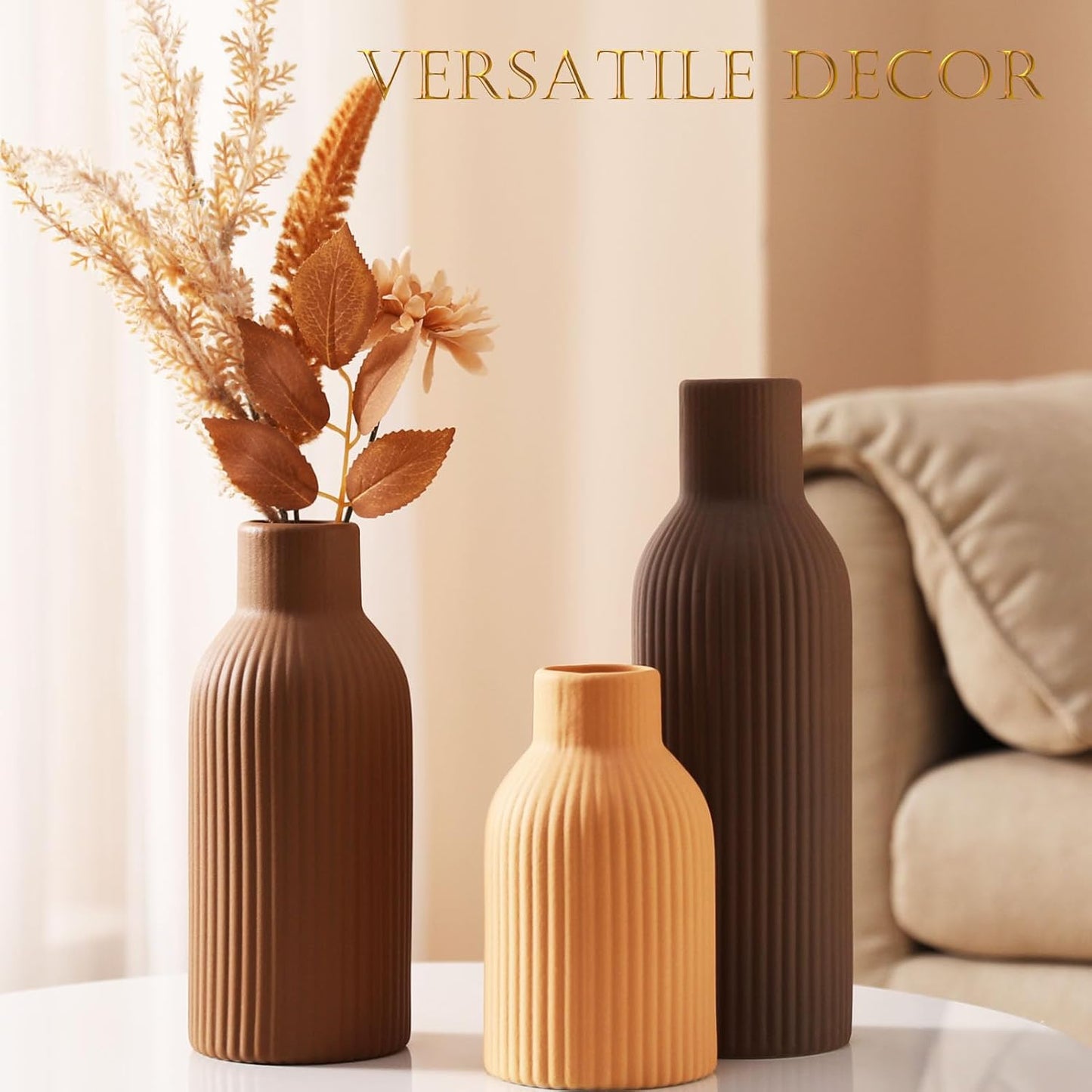 Ceramic Vase / Handcrafted Ceramic Vases / Set C / Set of 3