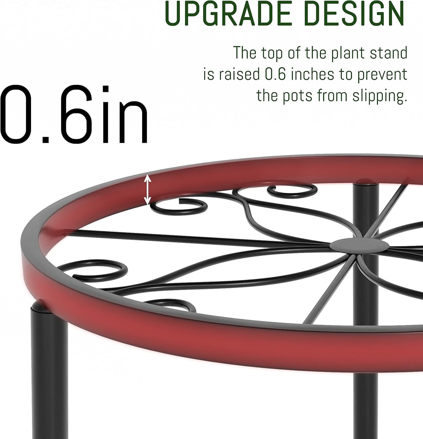 Decent Metal Plant Stands / Set of 5