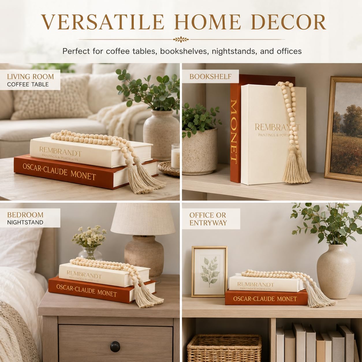 Decorative Books / Fake Books Storage Boxes / Set of 2
