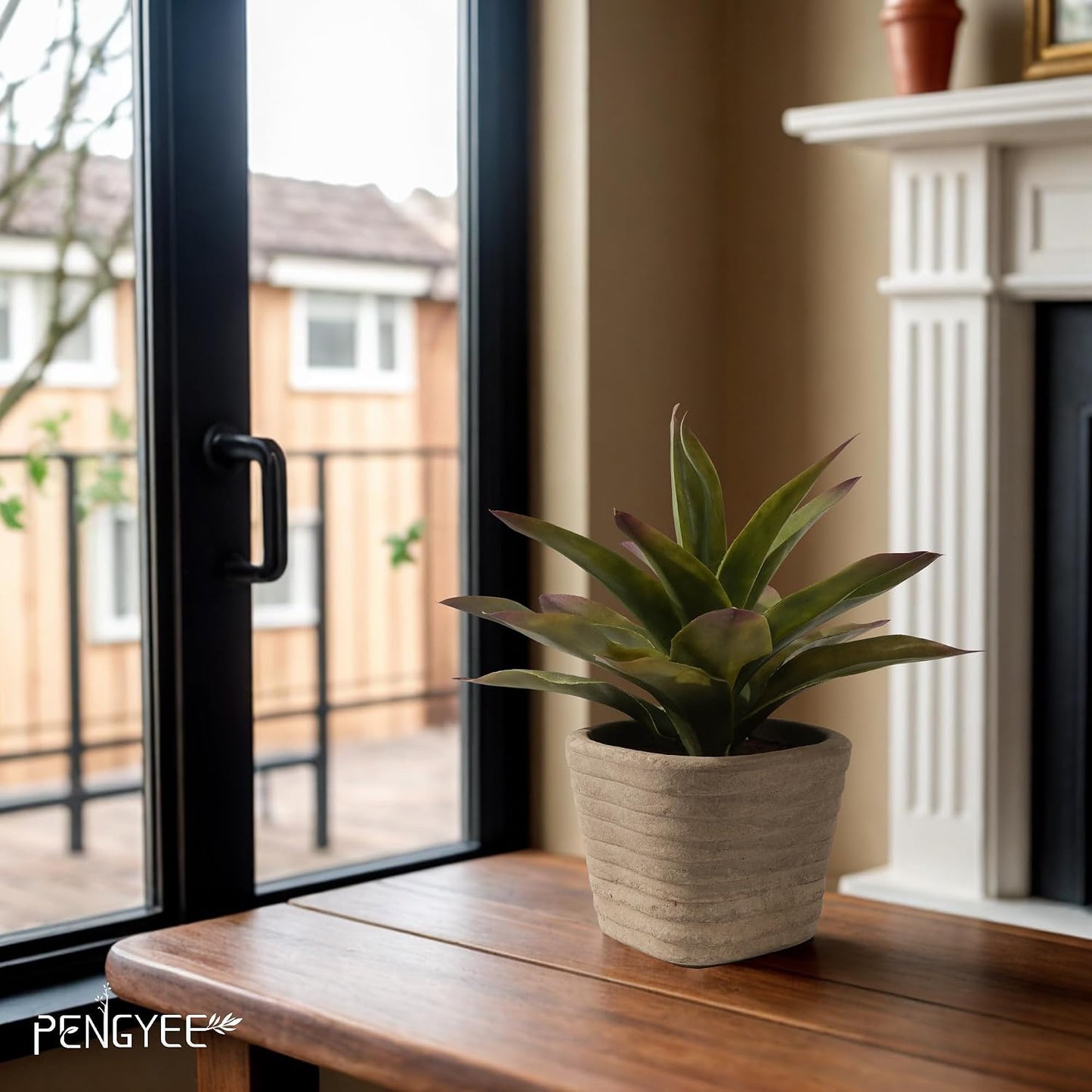 Artificial Agave Plants Indoor / Light Green / Set of 3