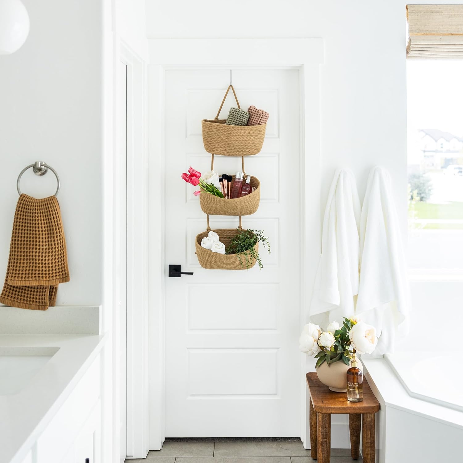 Detachable Woven Storage Baskets / Set of 2