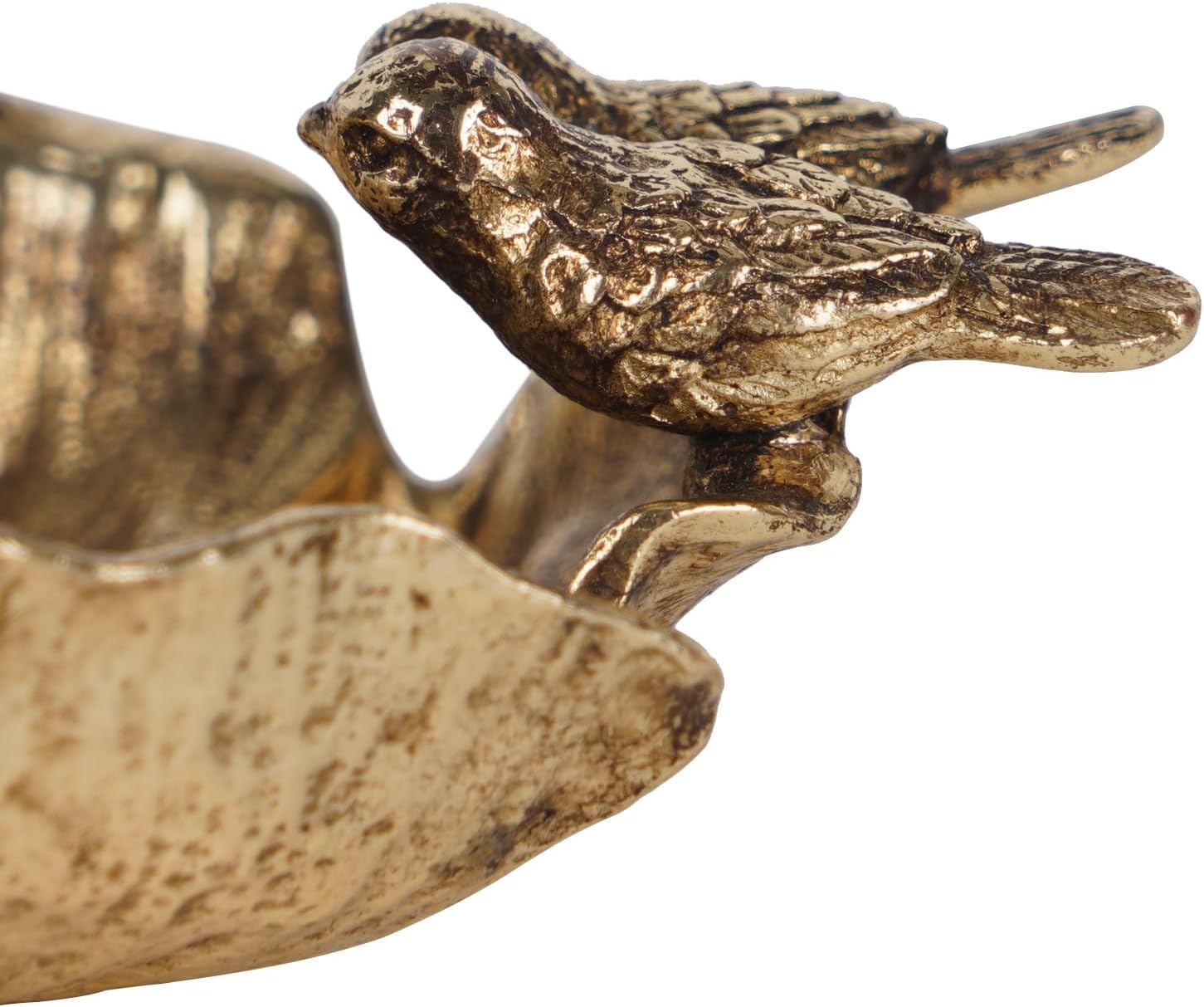 Vintage Bird Ring Holder / Gold