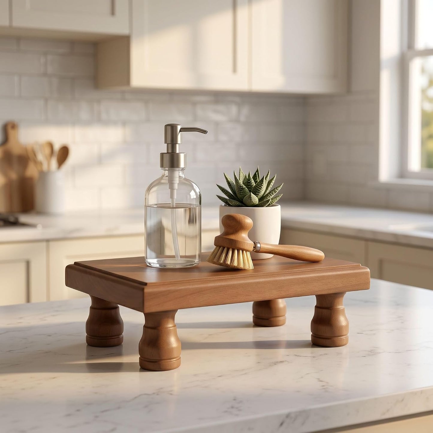 Rustic Wooden Display Stand